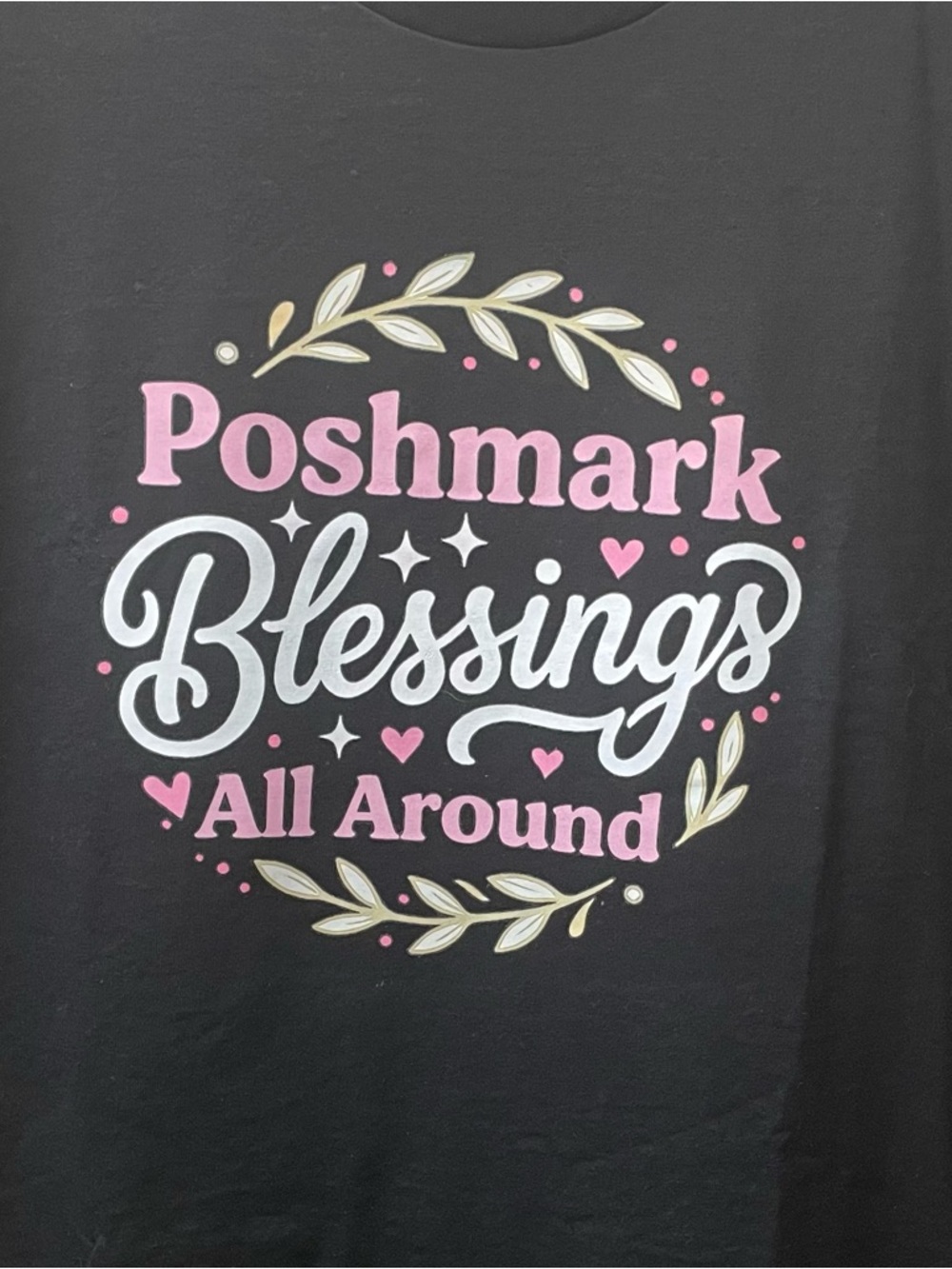 Poshmark Blessings All Around Graphic Tee - Black